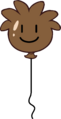 Brown Puffle Balloon