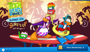 Club Penguin's homepage (Slide 3 - part 2)