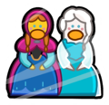 Anna and Elsa Pin Dock