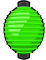 Green Paper Lantern