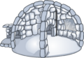 The In Half Igloo in-game.