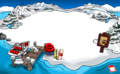 During the Rockhopper's Quest. Note the sign.