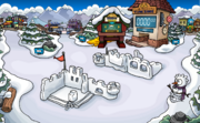 The Snow Forts with the results of the Coins For Change (Jan. 2)