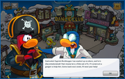 Pre-Party pop-up featuring Gary and Rockhopper.