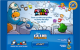 The log in screen for the Puffle Party.