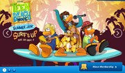 Club Penguin's homepage (Slide 3 - part 3)