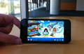 A sneak peek posted on the Club Penguin’s Twitter account of the app on an iPhone.