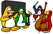 The First Penguin Band design.