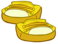 Golden Sneakers Bring a gold puffle into Puffle Chase