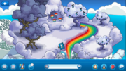 During the Rainbow Puffle Party