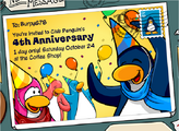 A postcard sent to everyone advertising the Anniversary.