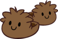 Brown Puffle Slippers