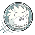 A white puffle playing Pufflescape