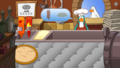 Gameplay of Pizzatron 3000 on the Club Penguin app.