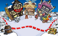 During Rockhopper's Arrival Party