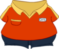 Clerk Outfit After collecting the three school items in the Pizza Parlor