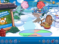 The app’s main page during Puffle Party 2014 (version 1.4)