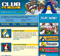 An older version of the website used from 2006 to 2008. Like the first, the “N” will make the penguin wear a ninja mask.