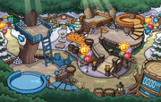 The Snow Forts after White Puffle Day