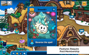 The Dock and a Unicorn Puffle.