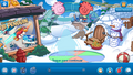 The app’s main page during Puffle Party 2014 (version 1.4)