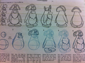 A sheet showing you how to draw Rockhopper.