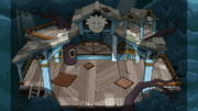 The White Puffle Tree House in-game.