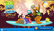 Club Penguin's homepage (Slide 3 - part 1)