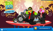 Club Penguin's homepage (Slide 3 - part 4)